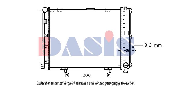 AKS DASIS Radiators, Motora dzesēšanas sistēma 120044N